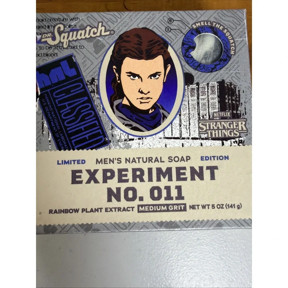 Dr.‎ Squatch Stranger Things Bar Soap Limited Edition - NEW